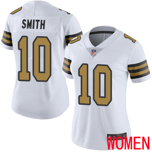 New Orleans Saints Limited White Women Tre Quan Smith Jersey NFL Football 10 Rush Vapor Untouchable Jersey